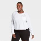 Women's Disney Plus Size 101 Dalmatians Pocket Long Sleeve Graphic T-shirt - White