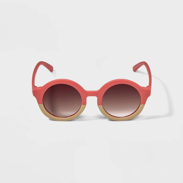 Kids' Colorblock Round Sunglasses - Cat & Jack , One Color