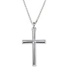 Distributed By Target Cross Pendant Necklace - Silver, Women's