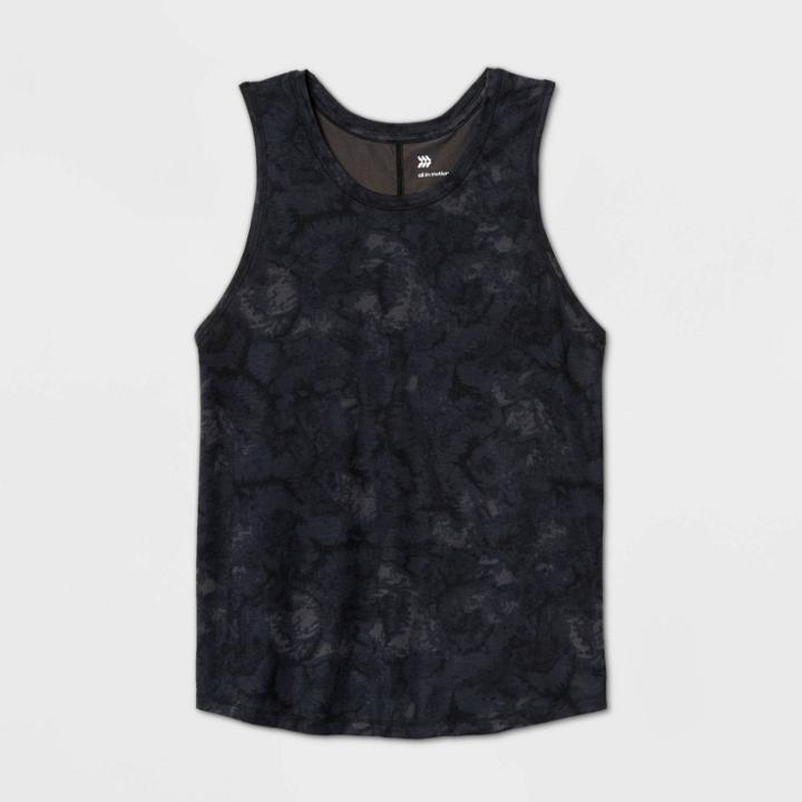 Women's Performance Tie-dye Knit Tank Top - All In Motion Black