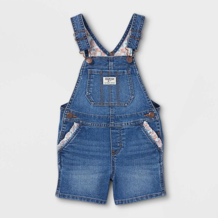 Oshkosh B'gosh Toddler Girls' Shortalls - Blue