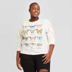 Freeze Women's Butterflies & Dragonflies Plus Size Sweatshirt (juniors') - 1x, Women's, Size: 1xl,