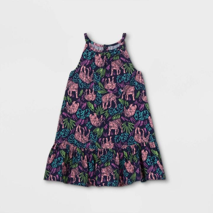 Toddler Girls' Sleeveless Dress - Cat & Jack Navy
