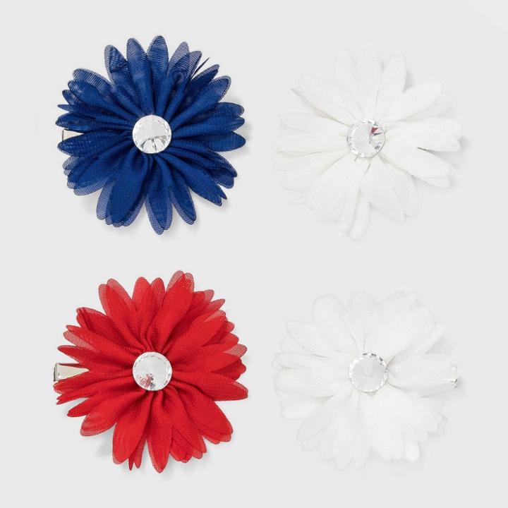 Target Hair Clip 4pc - Red, Hair Clips And Pins