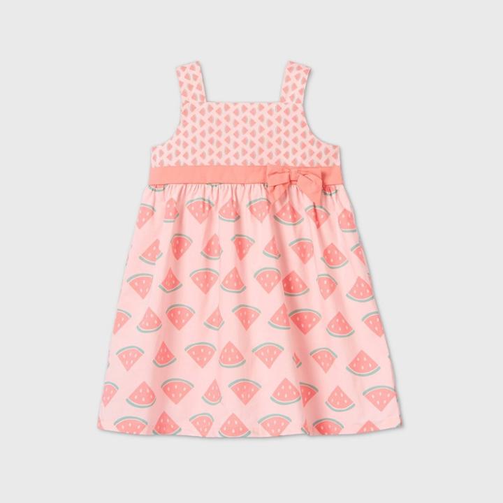 Toddler Girls' Tank Top 'watermelon' Dress - Just One You Made By Carter's Pink