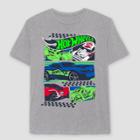 Boys' Hot Wheels Short Sleeve Graphic T-shirt - Heather Gray