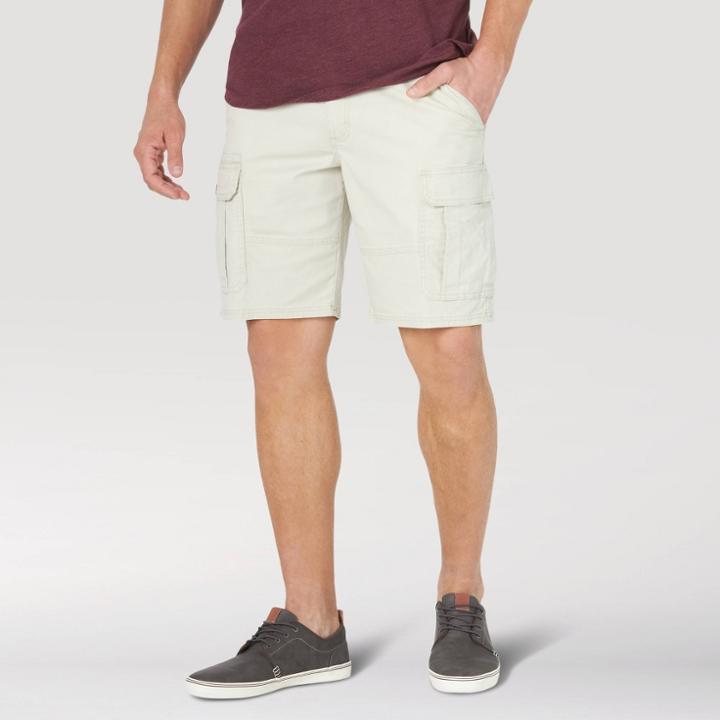 Wrangler Men's Big & Tall 10 Relaxed Fit Cargo Shorts - Tan