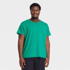 Men's Big & Tall Short Sleeve T-shirt - All In Motion Green Xxxl