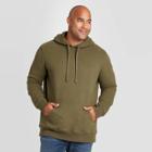 Men's Tall Regular Fit Fleece Pullover Hoodie Sweatshirt - Goodfellow & Co Green