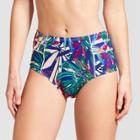 Sea Angel Women's Tropical Hipster Bikini Bottom - Black/pine Grove