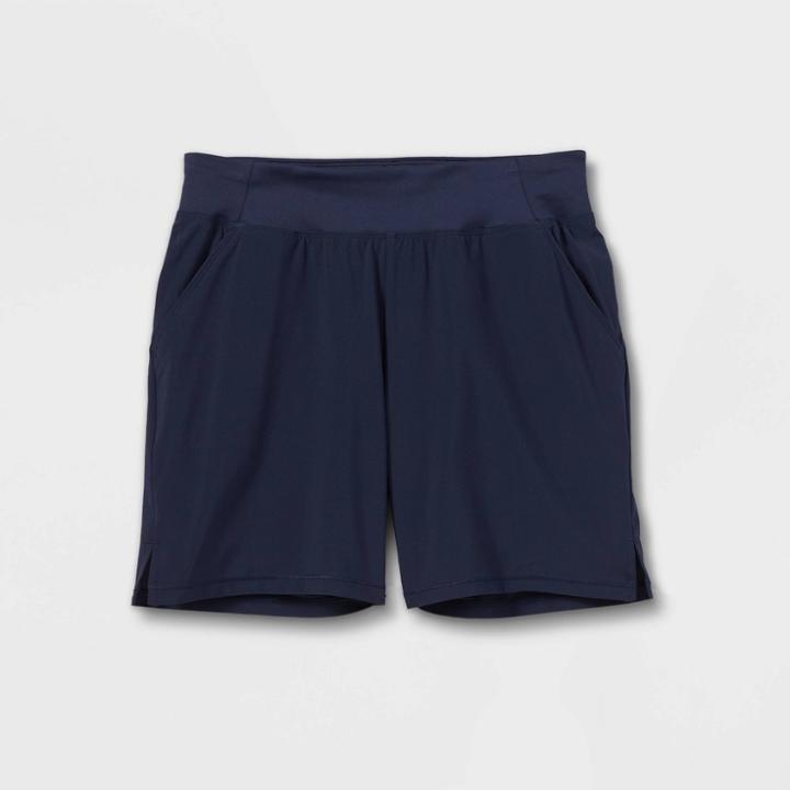 Girls' Woven Shorts - All In Motion Dark Blue