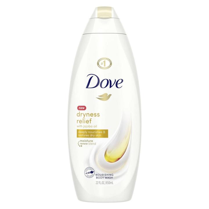 Dove Beauty Dryness Relief With Jojoba Oil Body Wash