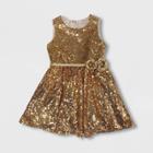 Girls' Disney Belle Dress - Gold 3 - Disney
