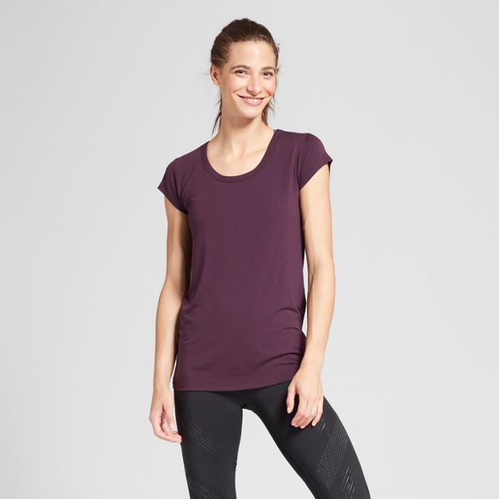 Women's Active Tie-back T-shirt - C9 Champion Burgundy Blazer