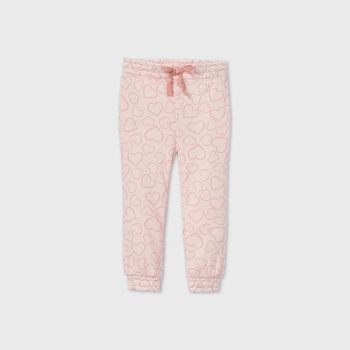 Grayson Mini Toddler Girls' Heart Jogger Pants - Pink