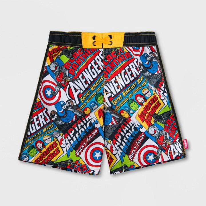 Boys' Marvel Avengers Swim Trunks - 3 - Disney