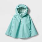 Toddler Adaptive Lightweight Rain Coat - Cat & Jack Ocean Green