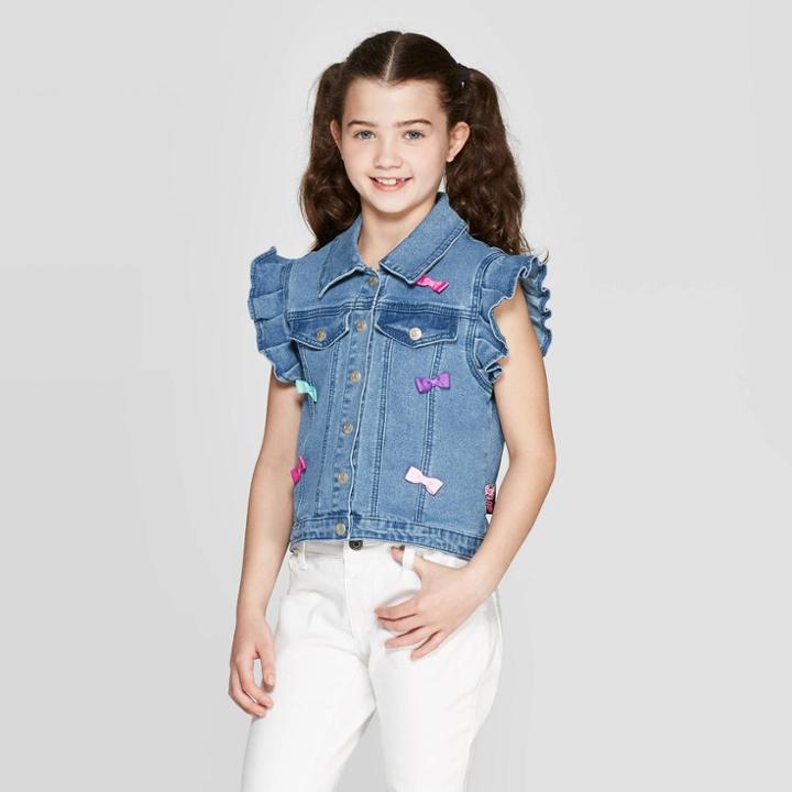 Girls' Jojo's Closet Vest - Denim Blue