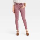 Women's Super-high Rise Skinny Jeans - Universal Thread Pink