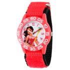 Girls' Disney Elena Of Avalor Red Plastic Time Teacher Watch - Red, Girl's