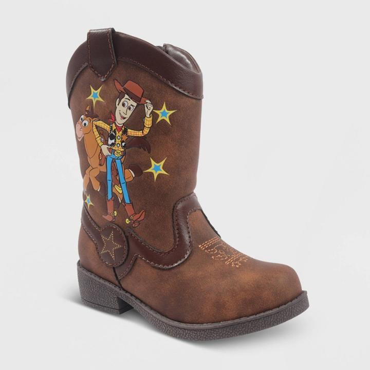 Toddler Toy Story Pull-on Boots - Brown