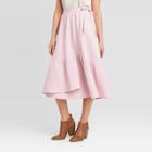Women's Midi Wrap A Line Skirt - Universal Thread Lilac Xs, Women's, Purple