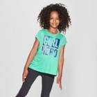 Girls' Girl Hero Graphic Tech T-shirt - C9 Champion Spring Green