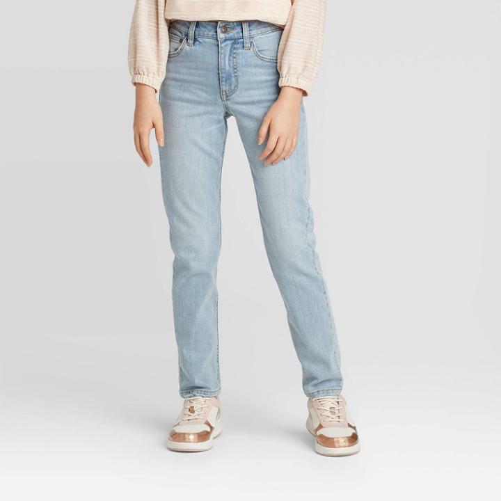 Girls' Girlfriend High-rise Denim - Art Class Light Blue