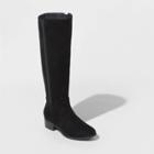 Women's Brielle Microsuede Riding Boots - Universal Thread Black