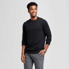 Target Men's Standard Fit Fleece Crew Neck Sweatshirt - Goodfellow & Co Black