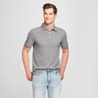 Target Men's Standard Fit Short Sleeve Elevated Ultra-soft Polo Shirt - Goodfellow & Co Railroad Gray