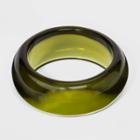 Acrylic Cuff Bracelet - A New Day Olive Green, Green Green