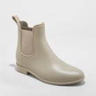 Women's Chelsea Rain Boots - A New Day Gray