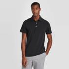 Men's Standard Fit Short Sleeve Polo T-shirt - Goodfellow & Co Black