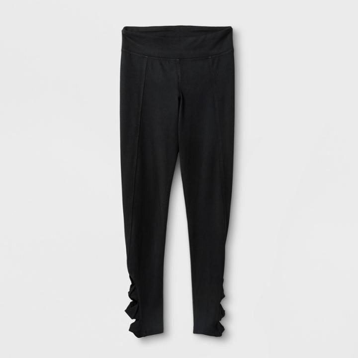 Plus Size Girls' Black Twist Leggings - C9 Champion Black