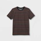 Boys' Striped Short Sleeve T-shirt - Art Class Black