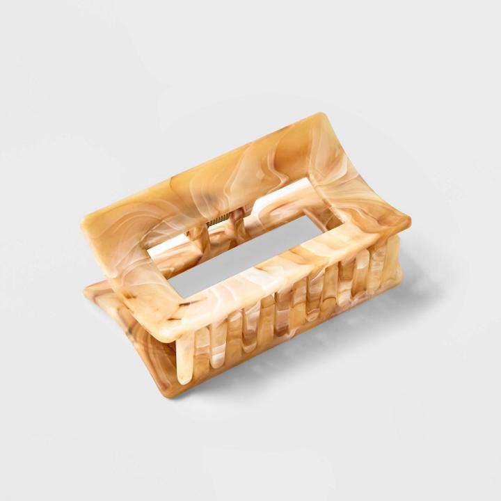 Rectangle Claw Hair Clip - Universal Thread Brown