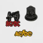 Junk Food Ac/dc Badge 3pc Set,