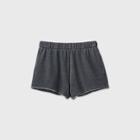 Women's Fleece Lounge Shorts - Colsie Charcoal