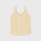 Women's Polka Dot Essential Tank Top - A New Day Yellow