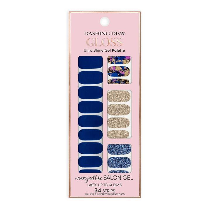 Dashing Diva Gloss Blue Vixon Gs05 - 34 Strips, Adult Unisex