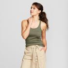 Women's Racerback Tank - A New Day Olive (green)
