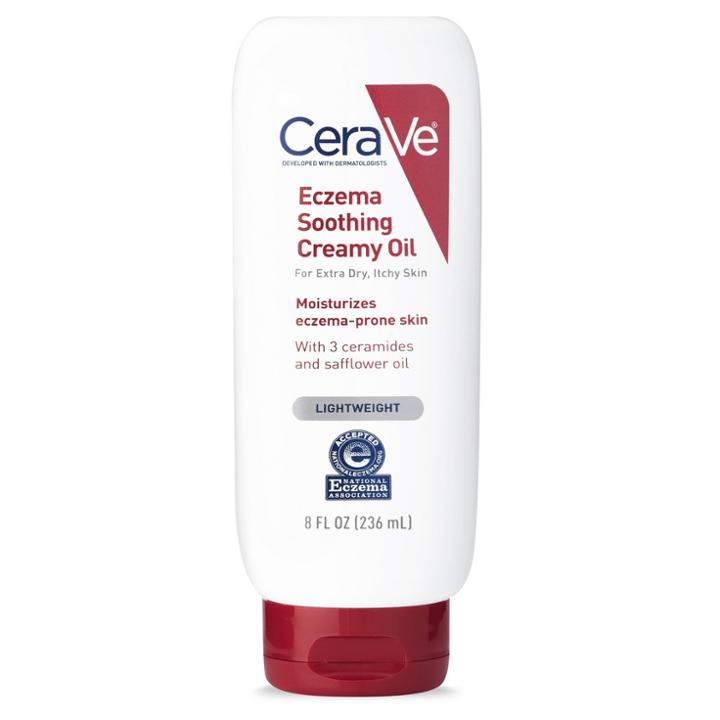 Cerave Soothing Eczema Creamy Oil, Moisturizer For Dry And Itchy