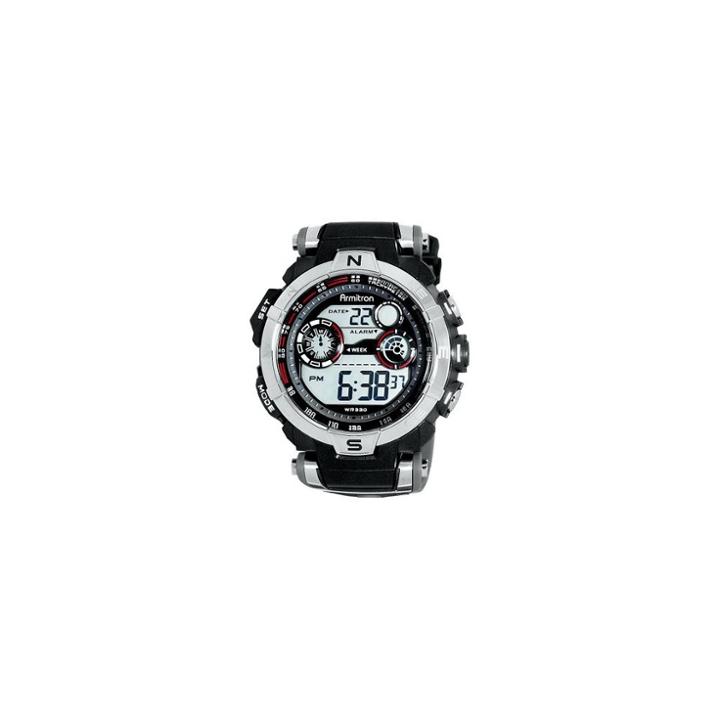 Men's Armitron Digital Sport Watch - Black, Gray Black