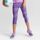 Girls' Lattice Capri Leggings - C9 Champion Purple