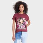 Women's Selena Short Sleeve Graphic T-shirt - Burgundy