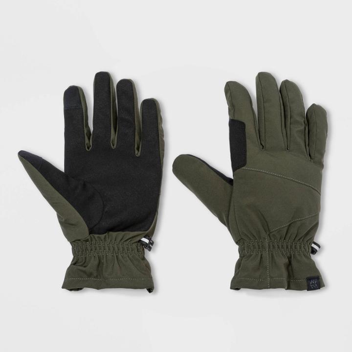 Men's Softshell Gloves - All In Motion Olive Green