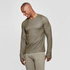 Men's Sweater Knit Crew Layer - C9 Champion Bottle Green Heather