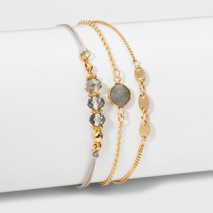 Coins, Channel And Glitzy Bracelet - A New Day Gold