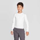 Boys' Power Core Compression Long Sleeve T-shirt - C9 Champion White M, Boy's,